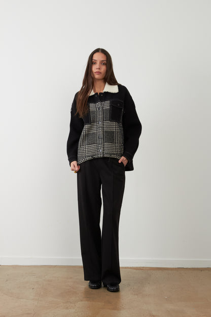 Veste Lowen - Noir Et Carreaux