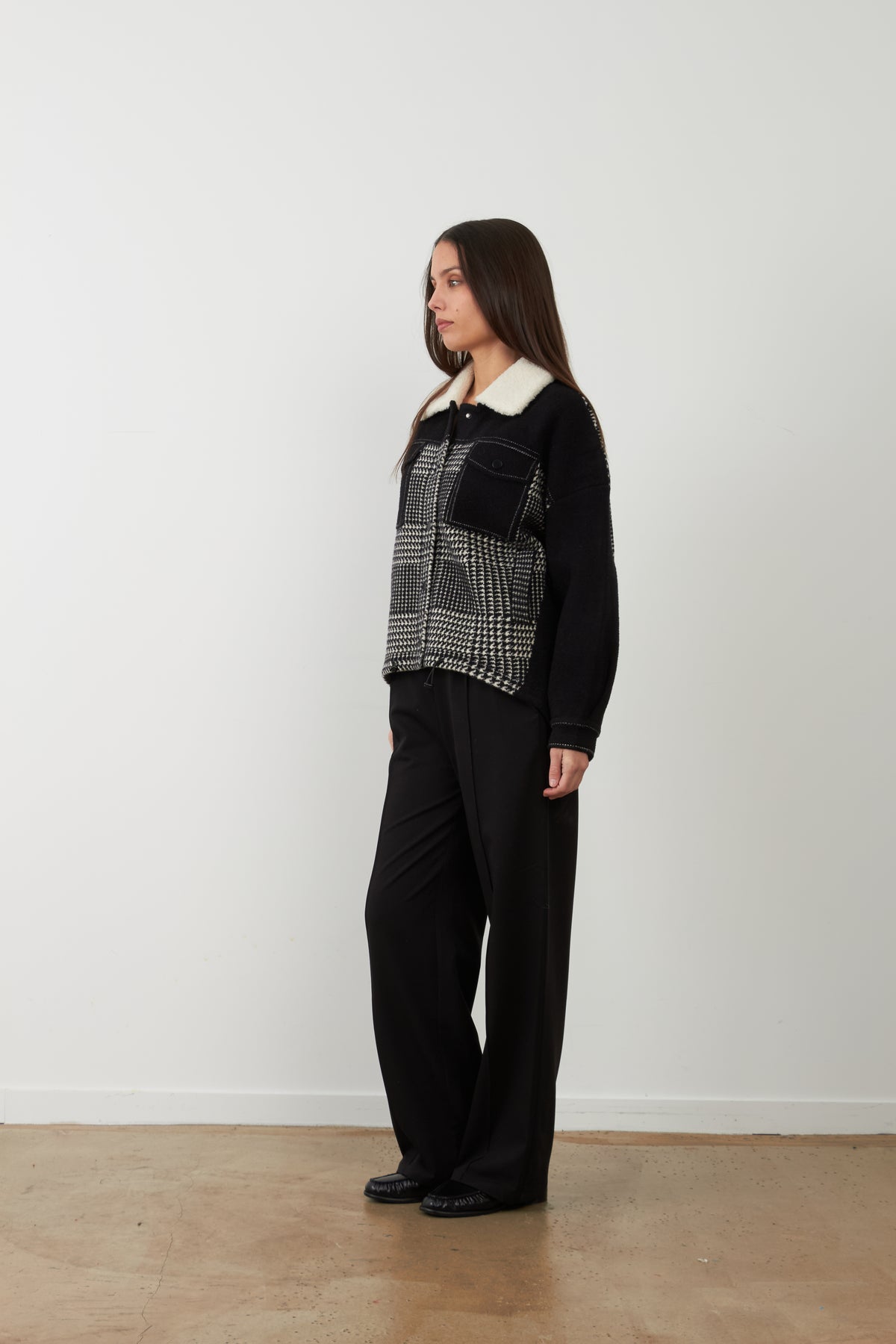 Veste Lowen - Noir Et Carreaux