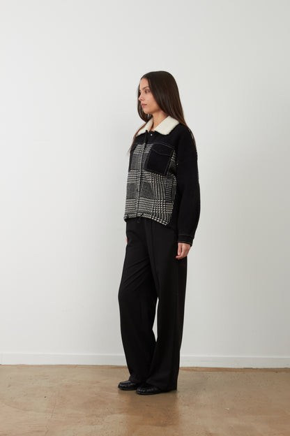 Veste Lowen - Noir Et Carreaux