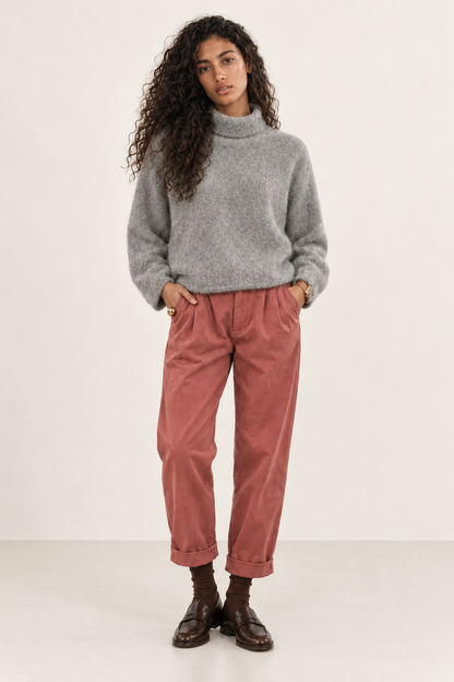 Pull col roulé Rolzen - Gris Chine