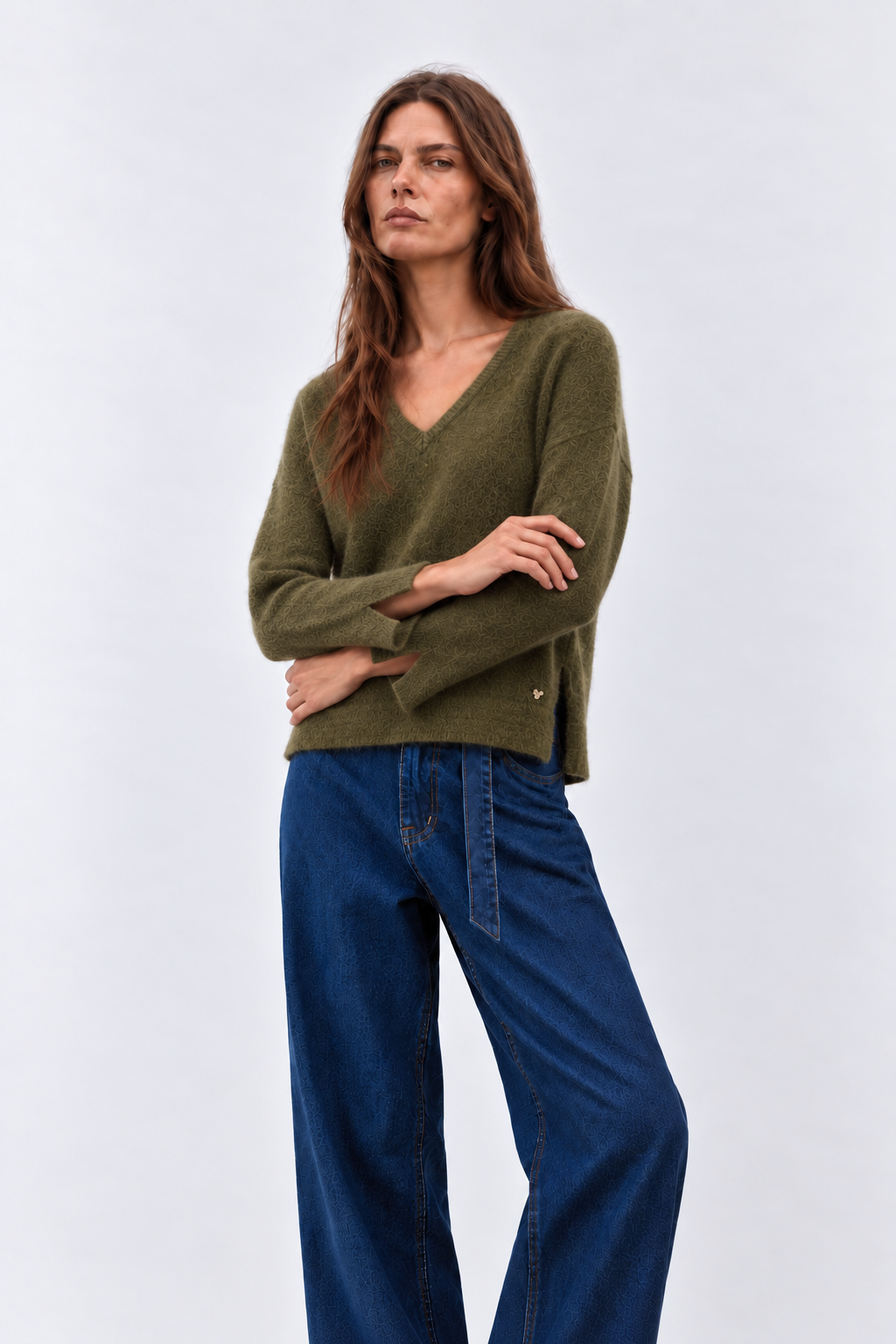Pull en mohair Luzio - Kaki