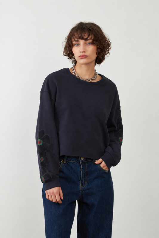 Sweat-Shirt Auxanne - Navy