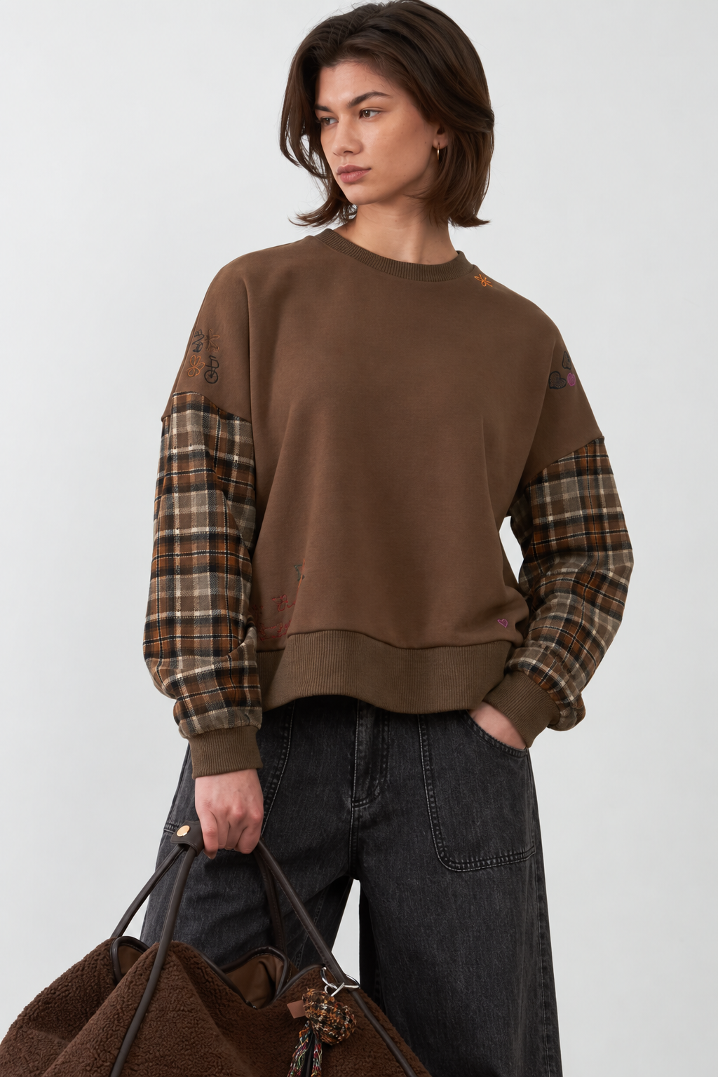 T-Shirt Arij - Chocolat