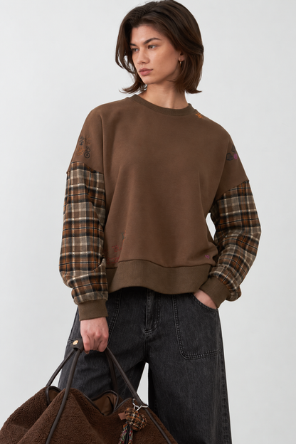 T-Shirt Arij - Chocolat