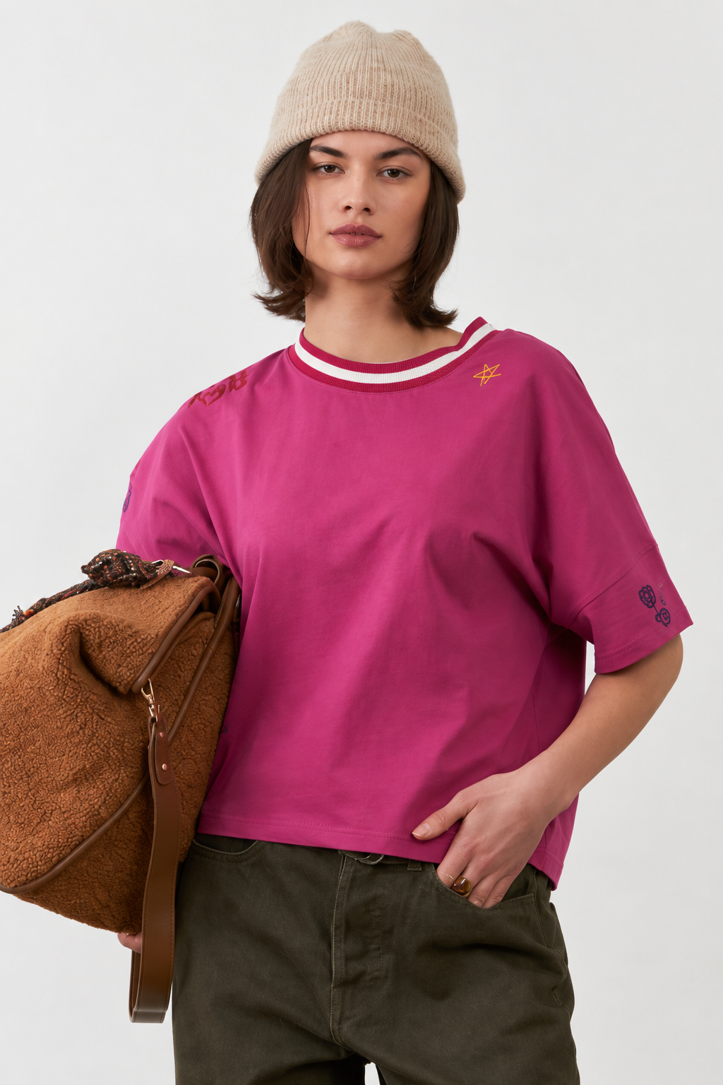 T-shirt Maliana - Rose