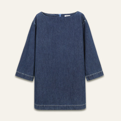Robe courte bleue Talia - Brut
