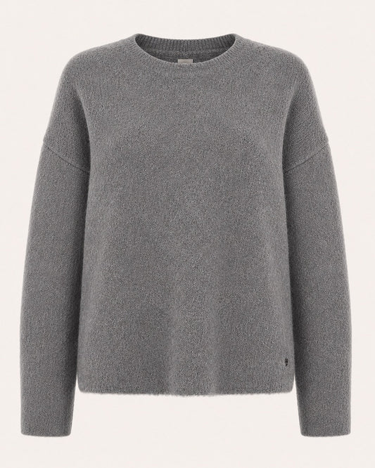 Pull doux col rond Tam - Gris