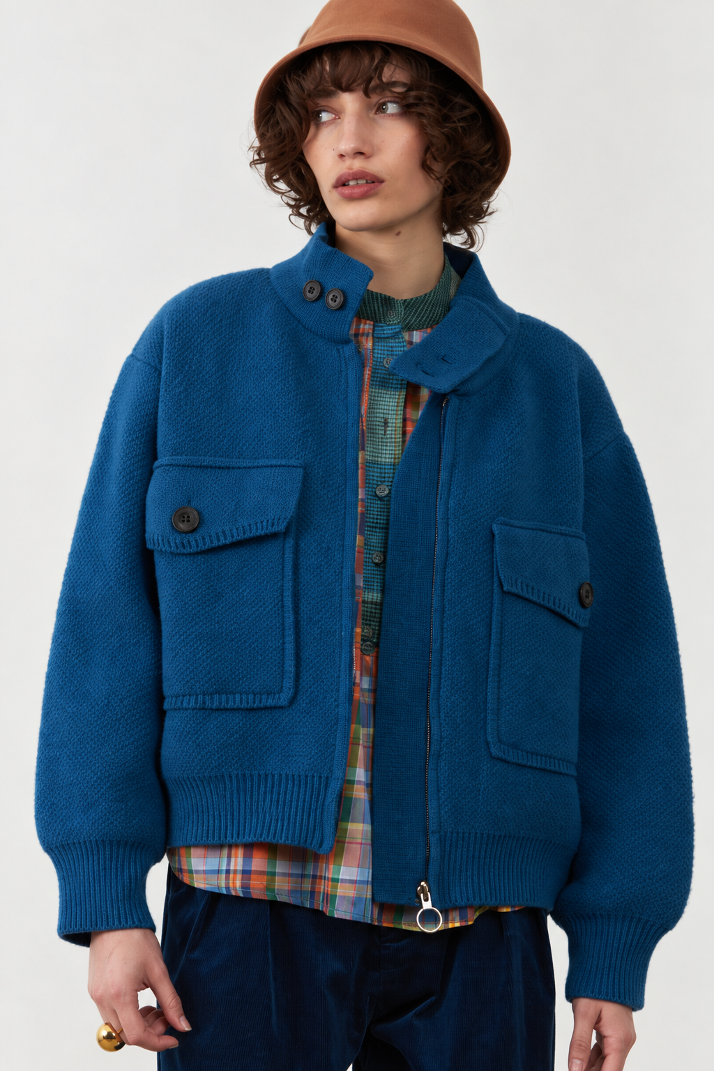 Veste gilet Biba - Bleu