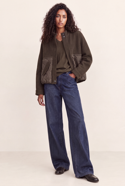 Blouson Meroua BiMatière Kaki