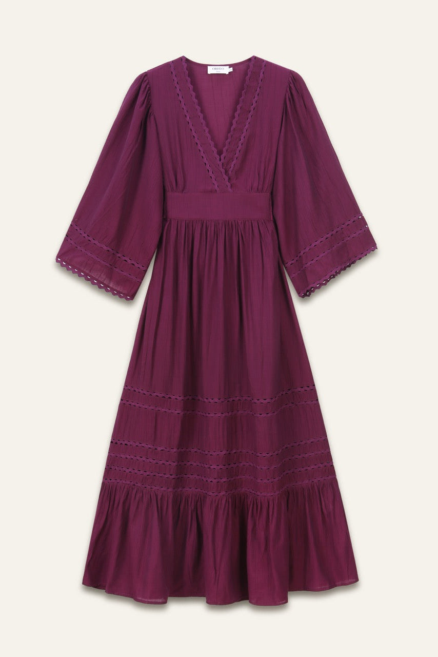 Robe bohème Wynonna - Violet