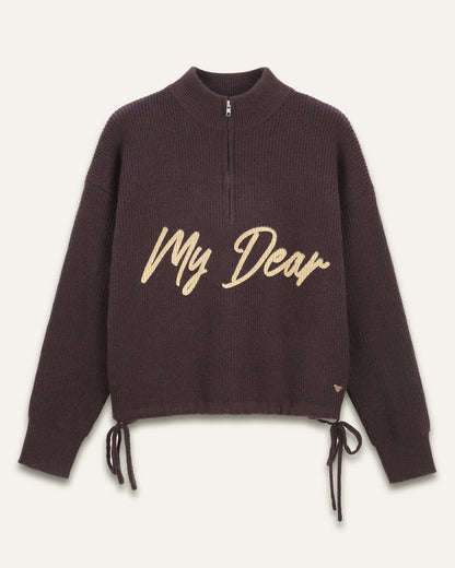 Pull "My Dear" Yseult - Chocolat