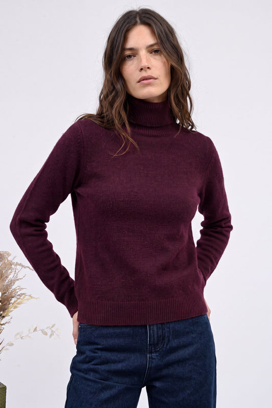 Pull Aliz - Burgundy