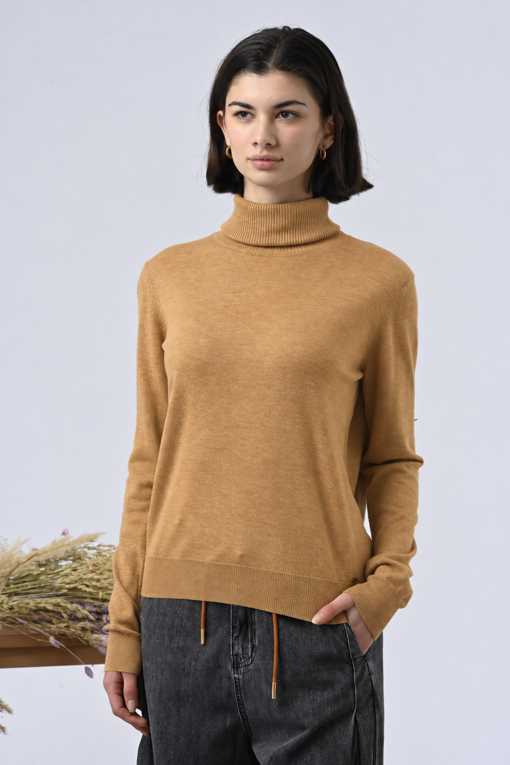 Pull col roulé cachemire Aliz essentiel