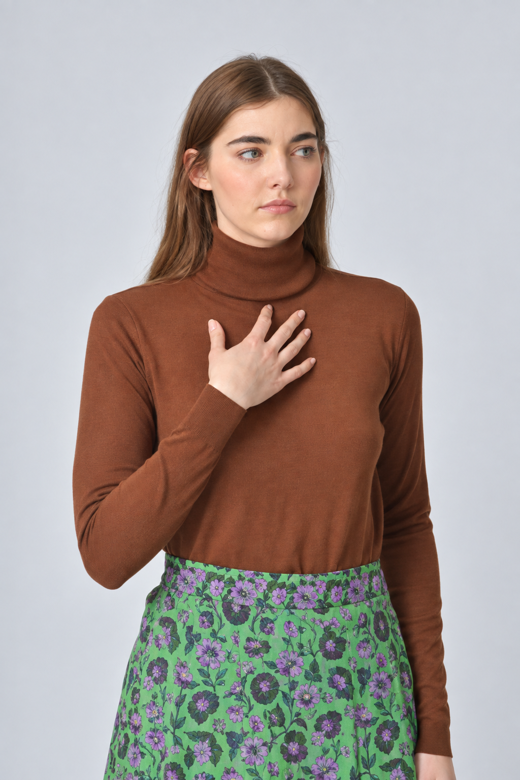 Pull col roulé cachemire Aliz essentiel
