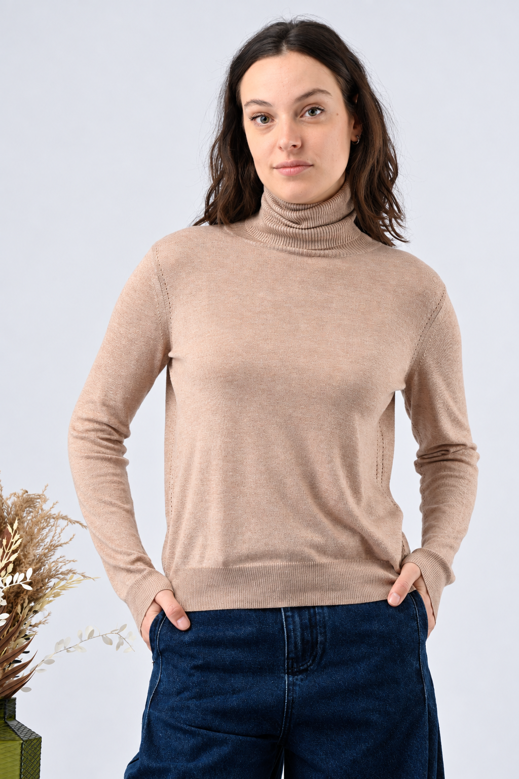 Pull col roulé cachemire Aliz essentiel