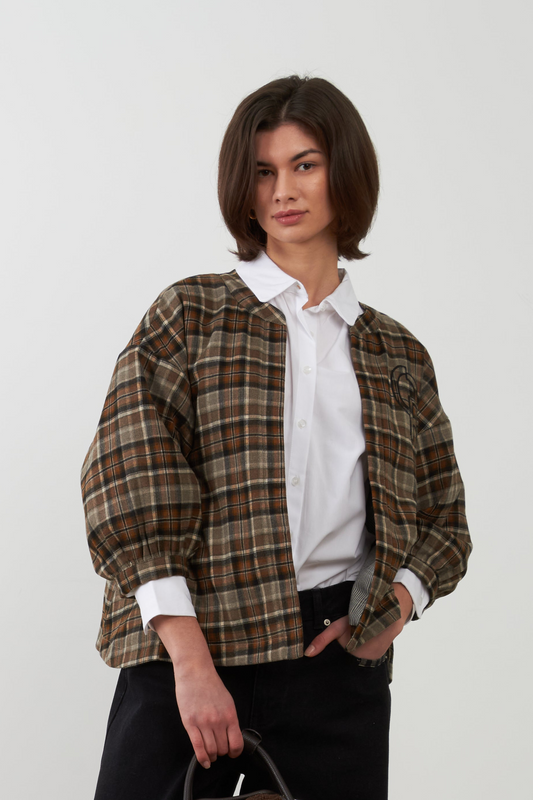 Veste Alyzia - Carreaux Choco