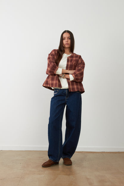 Veste Alyzia avec dos "My Dear"- Carreaux Roses