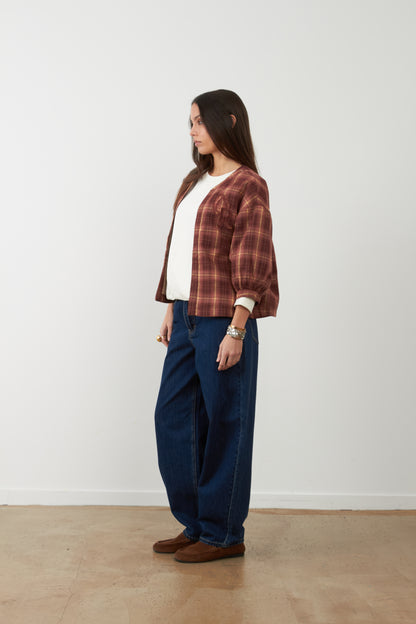 Veste Alyzia avec dos "My Dear"- Carreaux Roses