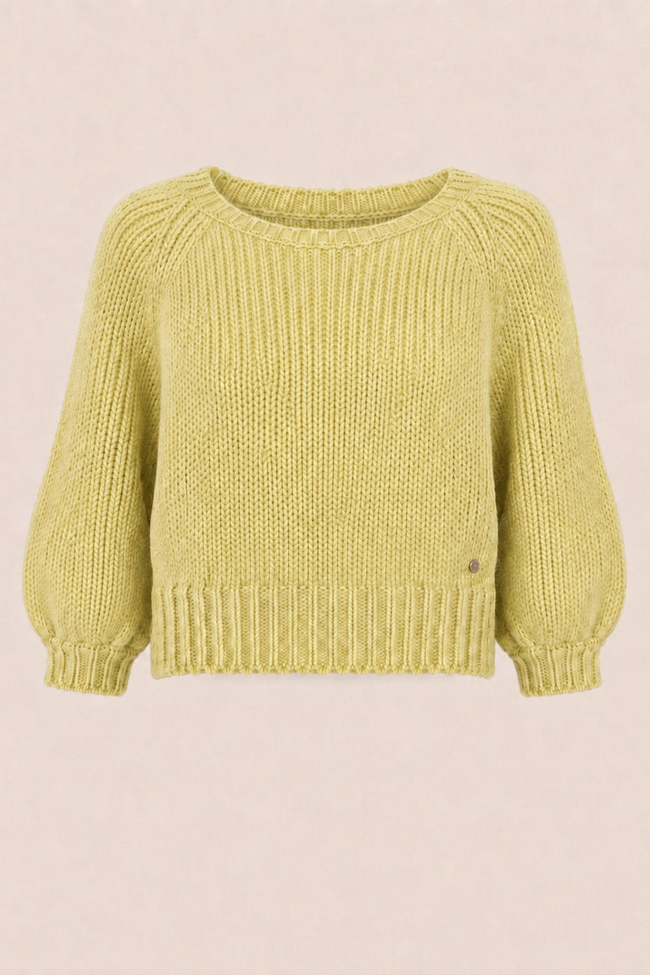 Pull manches ballon Aurore - Jaune