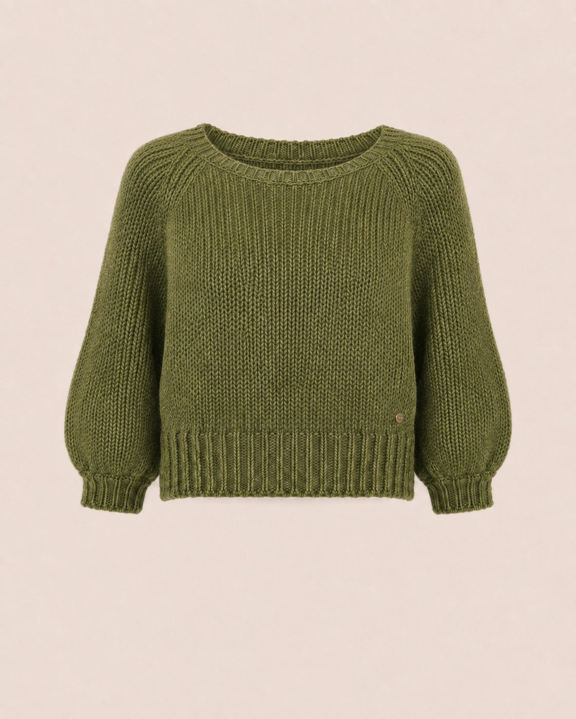 Pull manches ballon Aurore - Vert