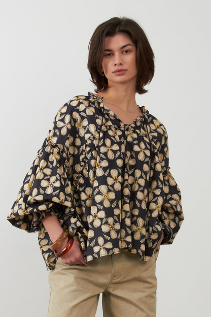Blouse à fleurs Nellie - Orpheus Botanic