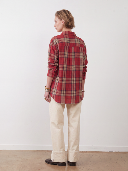 Chemise Shana - Carreaux rouges