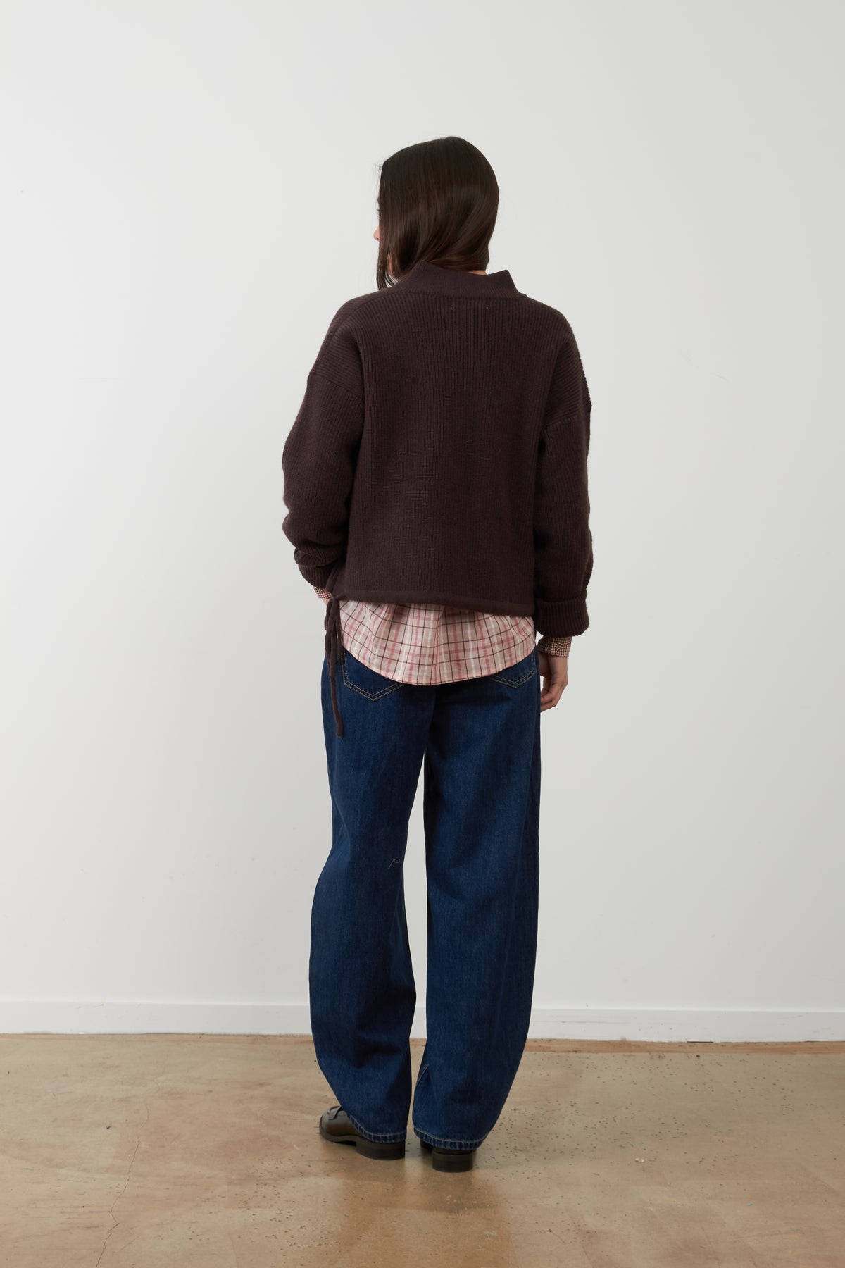 Pantalon jeans coupe balloon Grayson - Brut