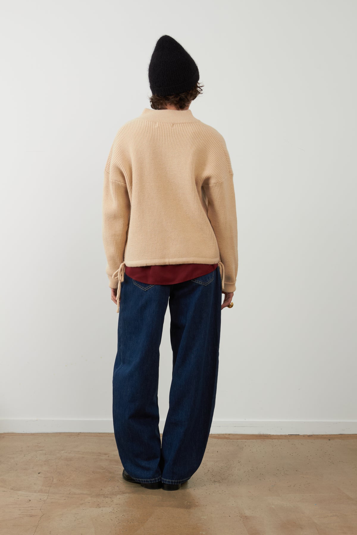 Pantalon jeans coupe balloon Grayson - Brut