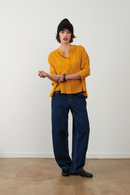 Pantalon jeans coupe balloon Grayson - Brut