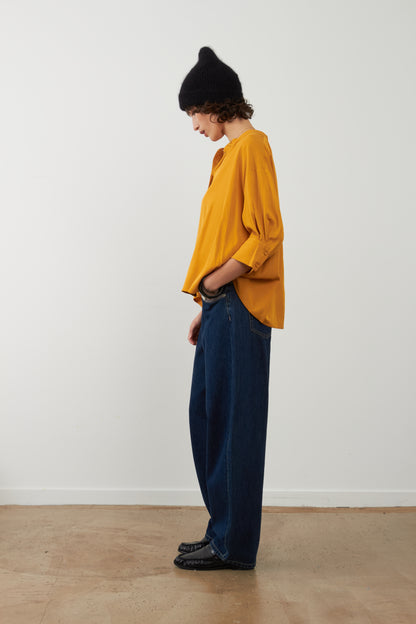 Pantalon jeans coupe balloon Grayson - Brut