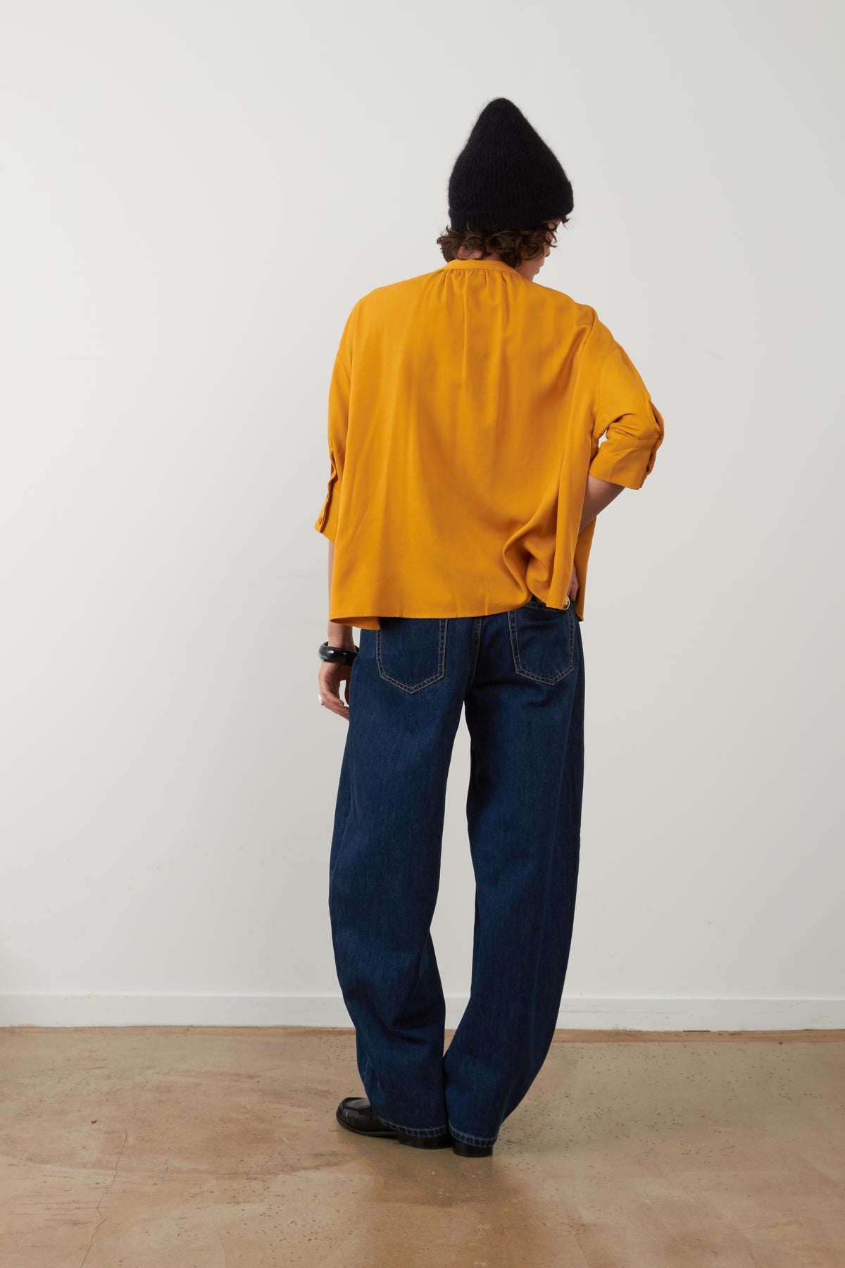 Pantalon jeans coupe balloon Grayson - Brut