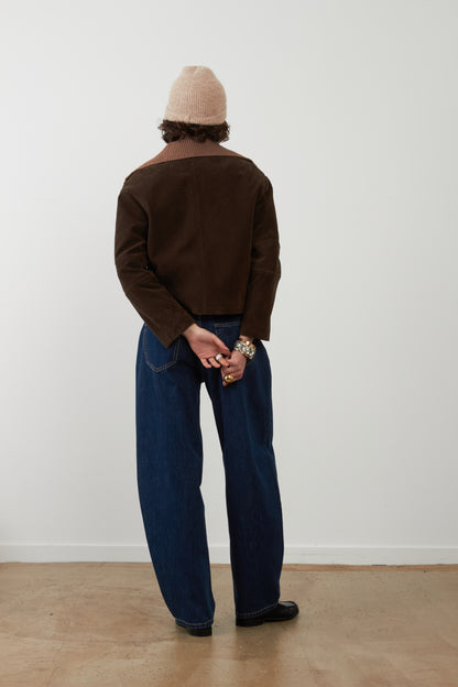 Pantalon jeans coupe balloon Grayson - Brut