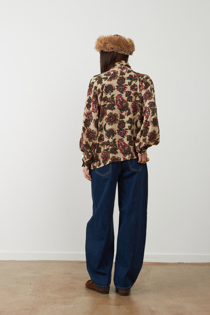 Pantalon jeans coupe balloon Grayson - Brut
