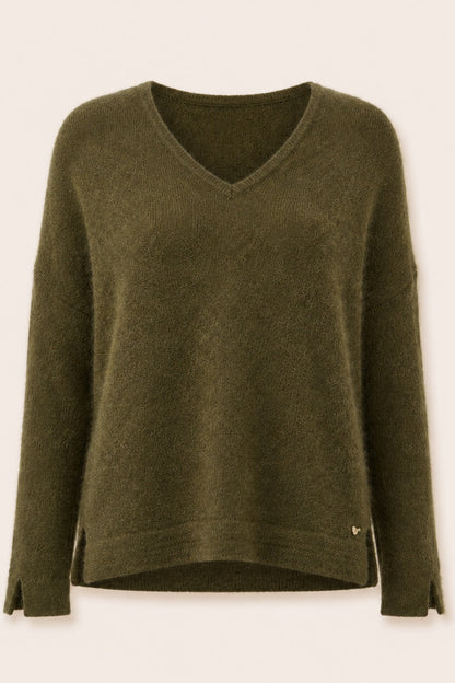 Pull en mohair Luzio - Kaki