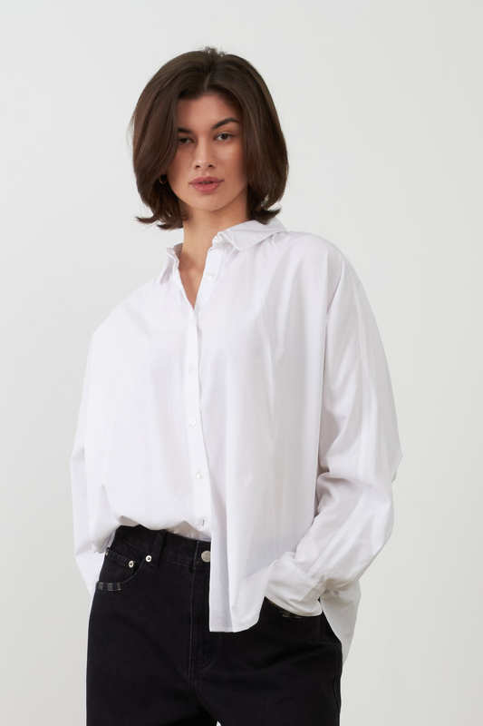 Chemise oversize Palma - Blanc