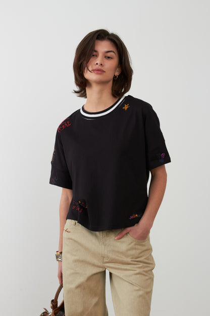 T-shirt Maliana - Noir