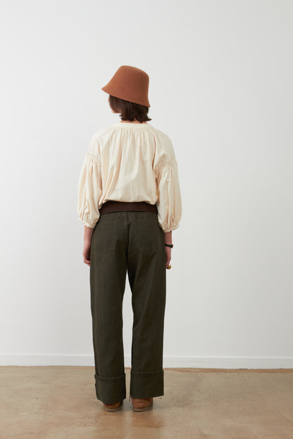 Pantalon droit Debbie - Kaki