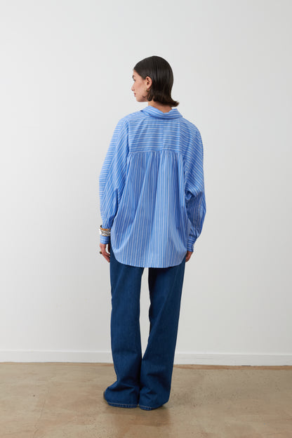 Chemise Palma - Rayures ciel