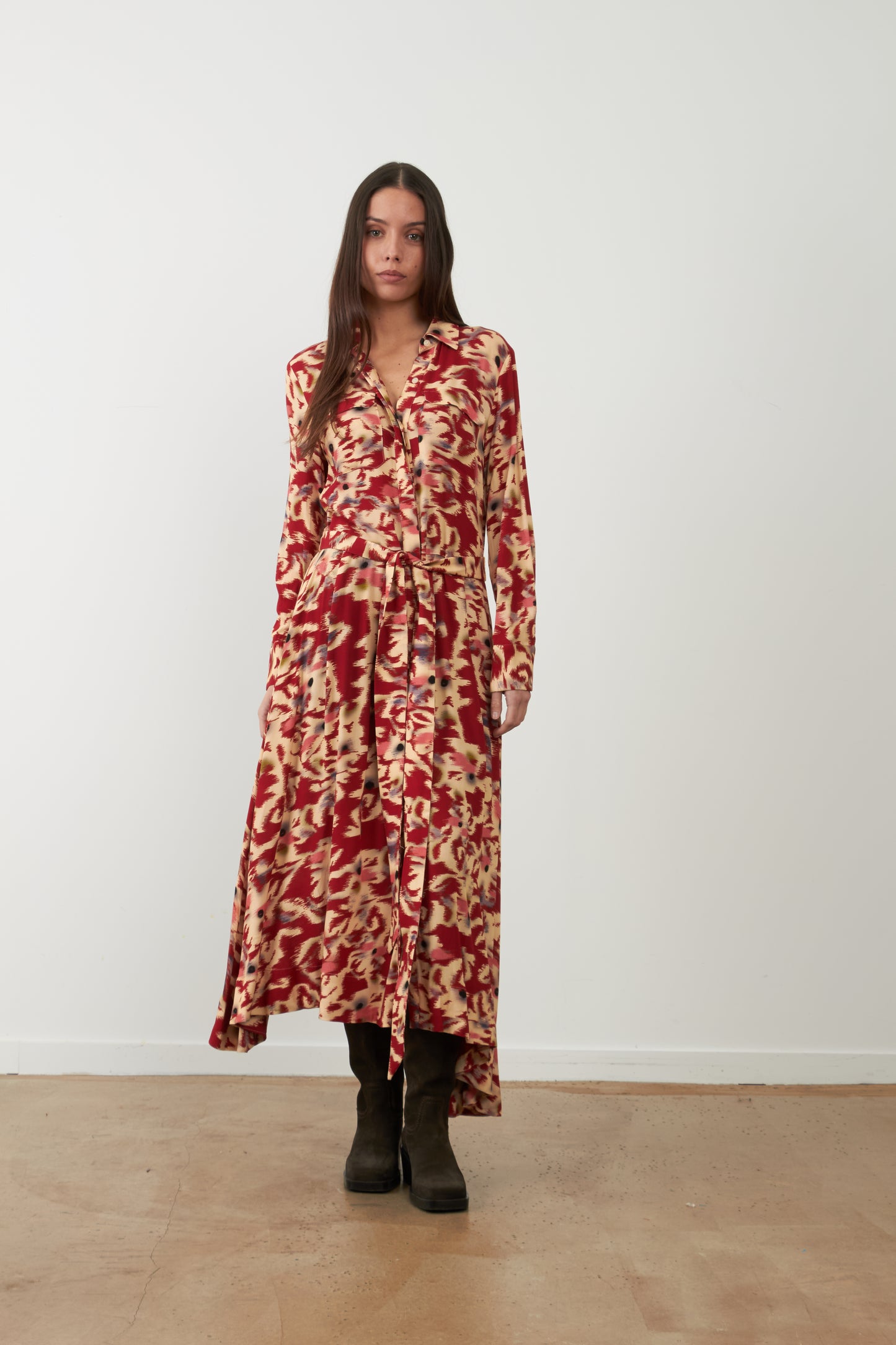 Robe longue Stefan - Fond de toile