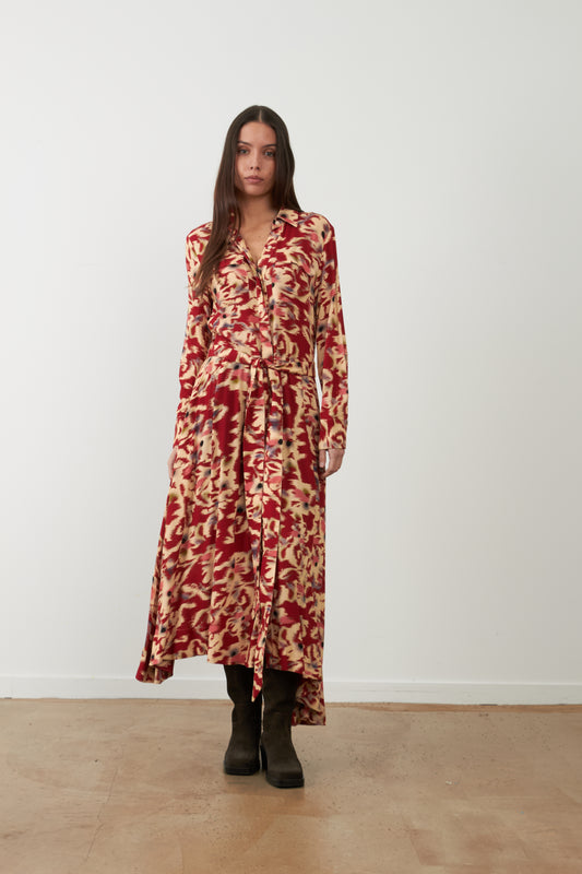Robe longue Stefan - Fond de toile