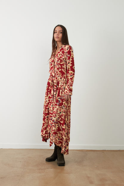 Robe longue Stefan - Fond de toile