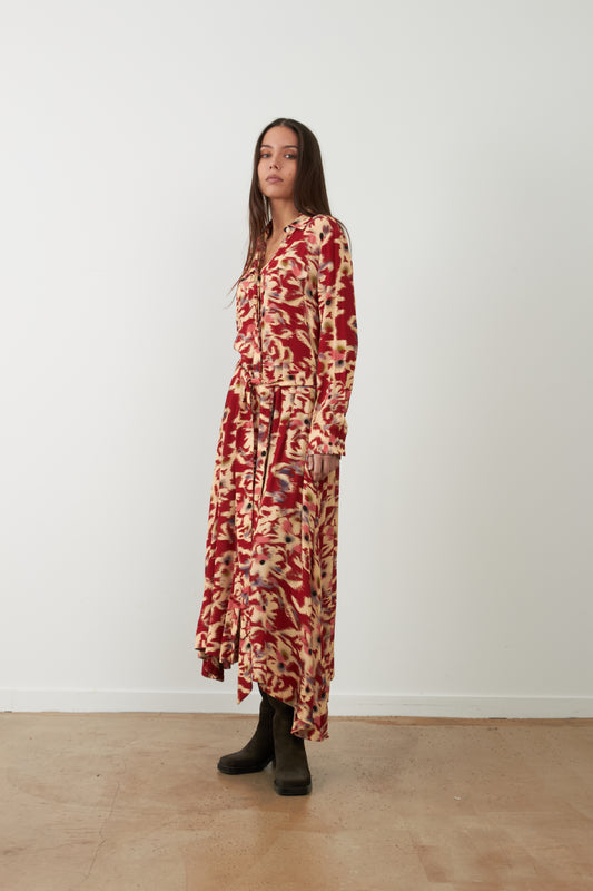 Robe longue Stefan - Fond de toile — vue 2