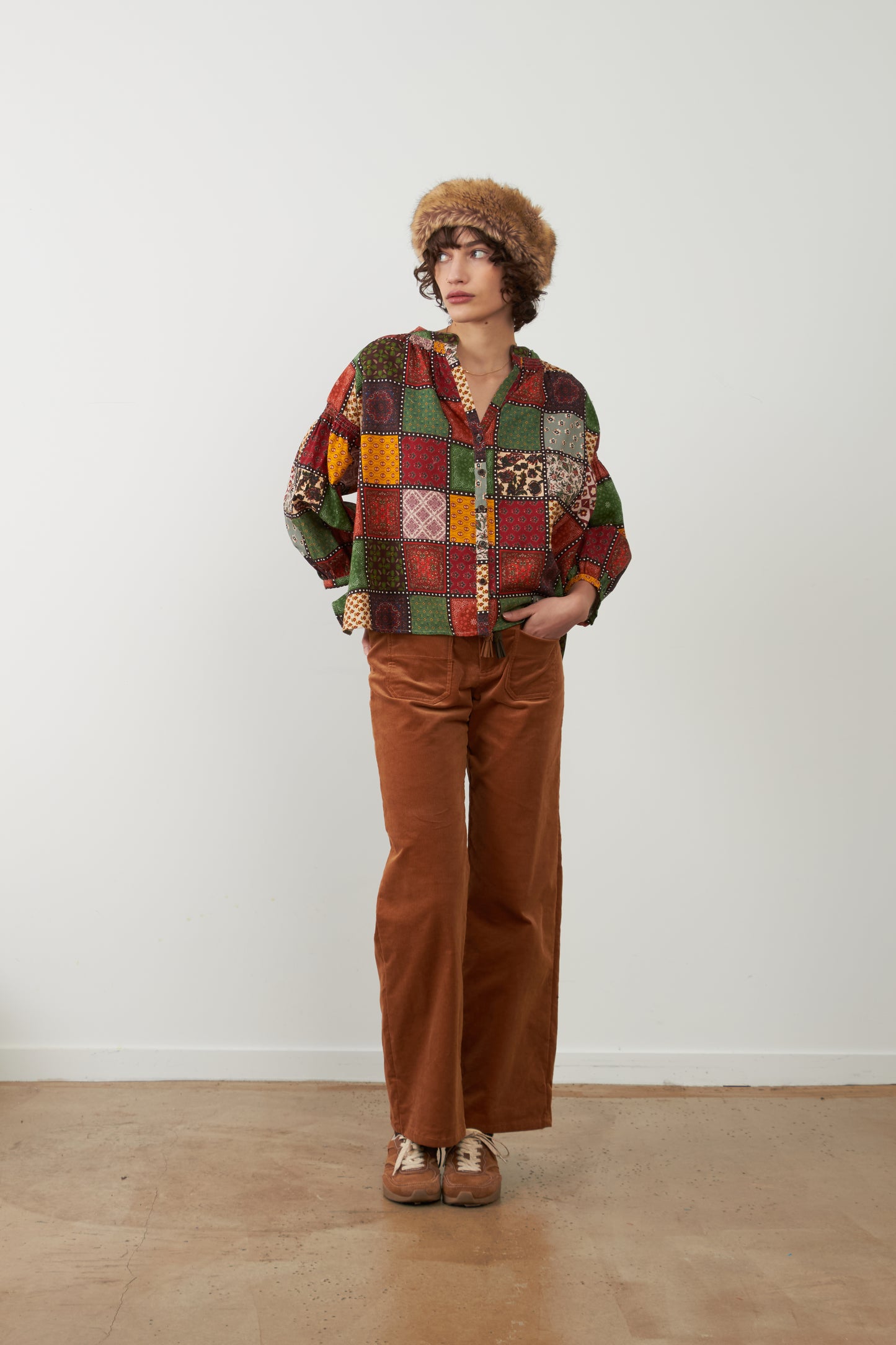 Blouse patchwork Daniele - Eco nomade