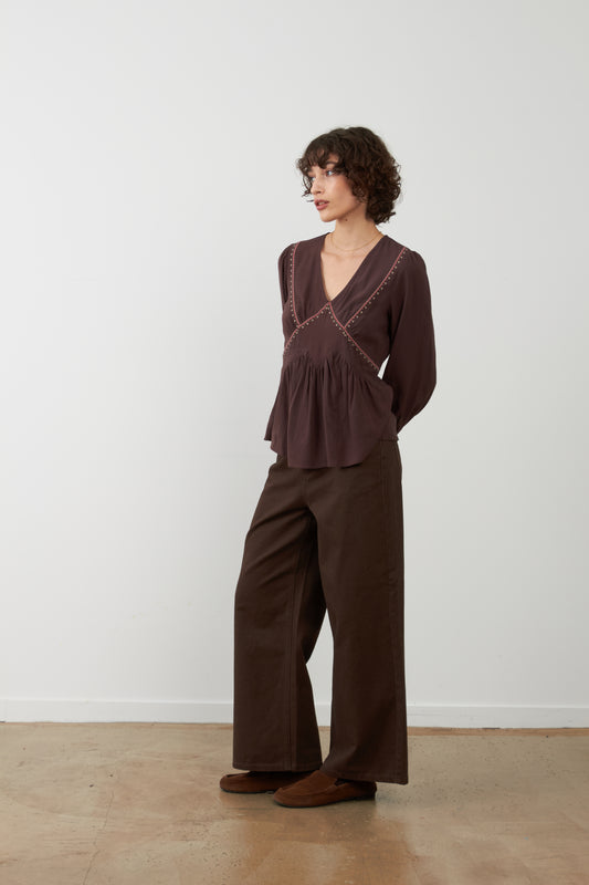 Pantalon Ulrich - Chocolat