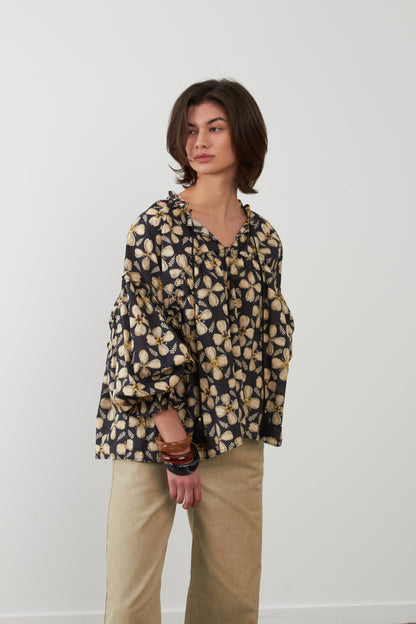 Blouse à fleurs Nellie - Orpheus Botanic