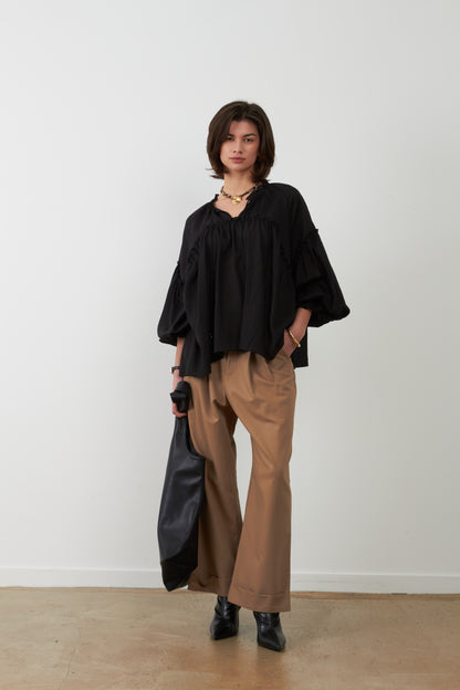 Blouse ample Nellie - Noir