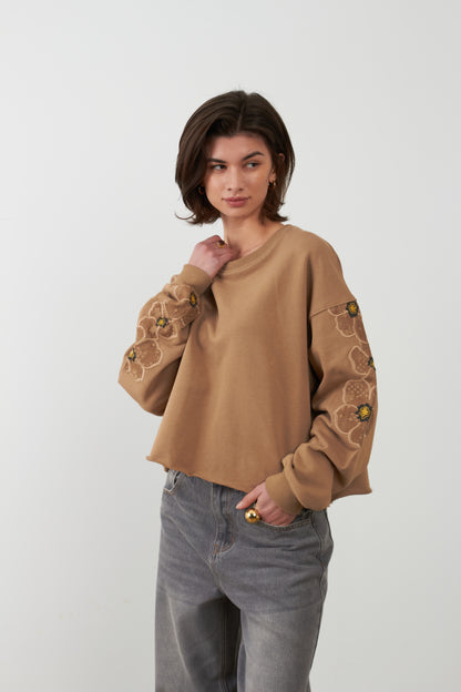 Sweat-Shirt Auxanne - Beige