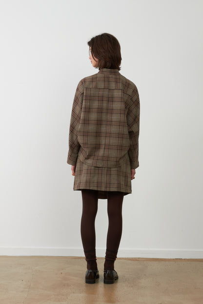 Blouse Brooke - Carreaux choco