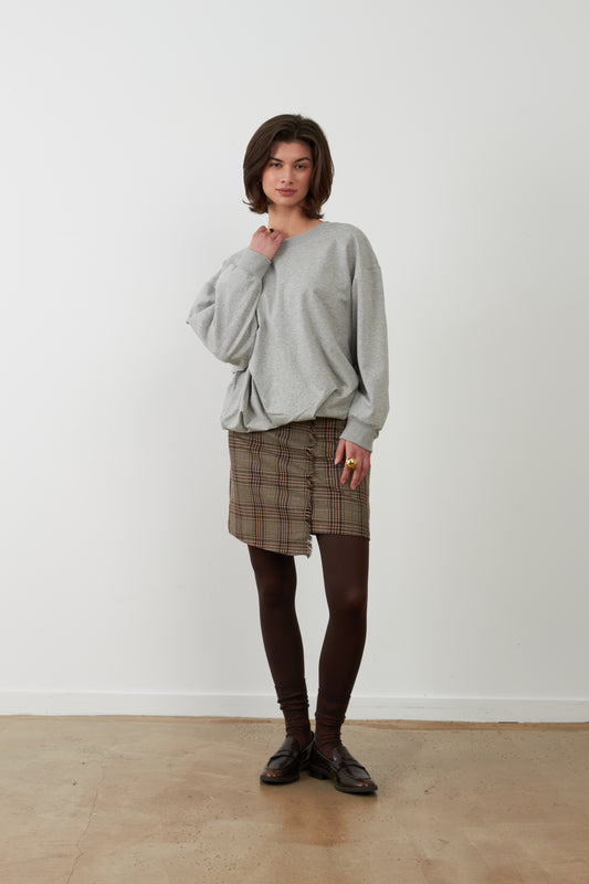 Sweat-Shirt Thelka - Gris Chine