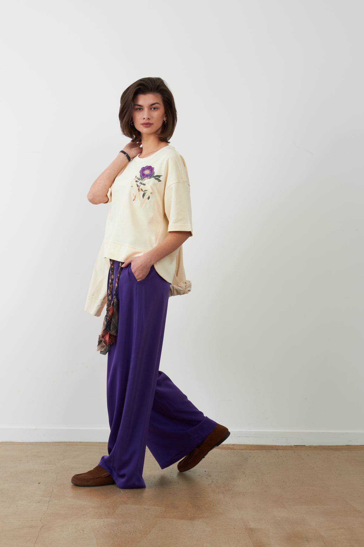 Pantalon Charlie - Violet